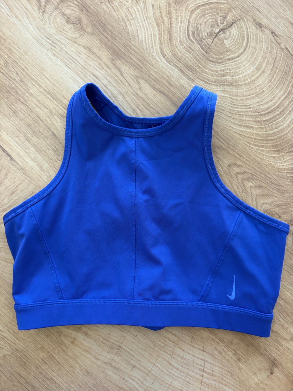 Blue Racerback Sports Bra